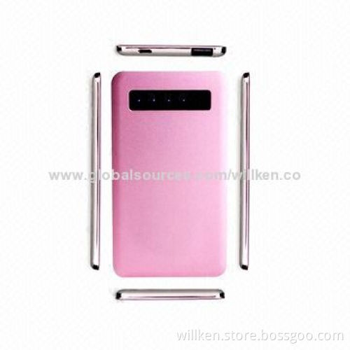 Portable Power Stations for iPhone and iPad Mini, 3,000mAh Capacity, Various Colors Available